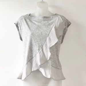 Banana Republic Ruffled Front Blouse